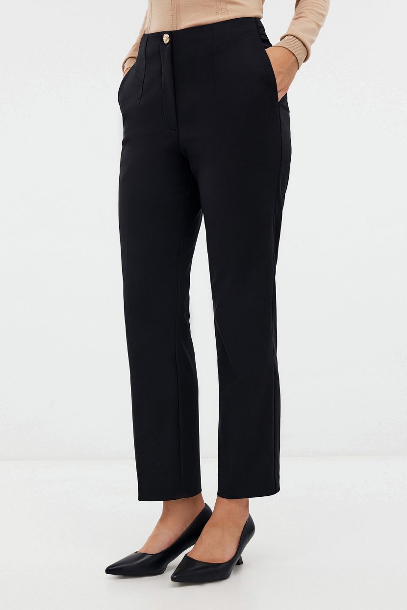 

Брюки женские Baon B2924515 черные M, Черный, B2924515