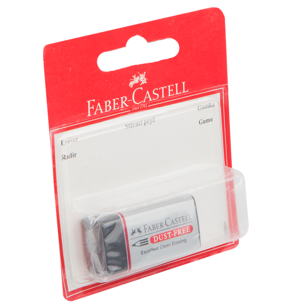 

Ластик Faber Castell Dust Free черный