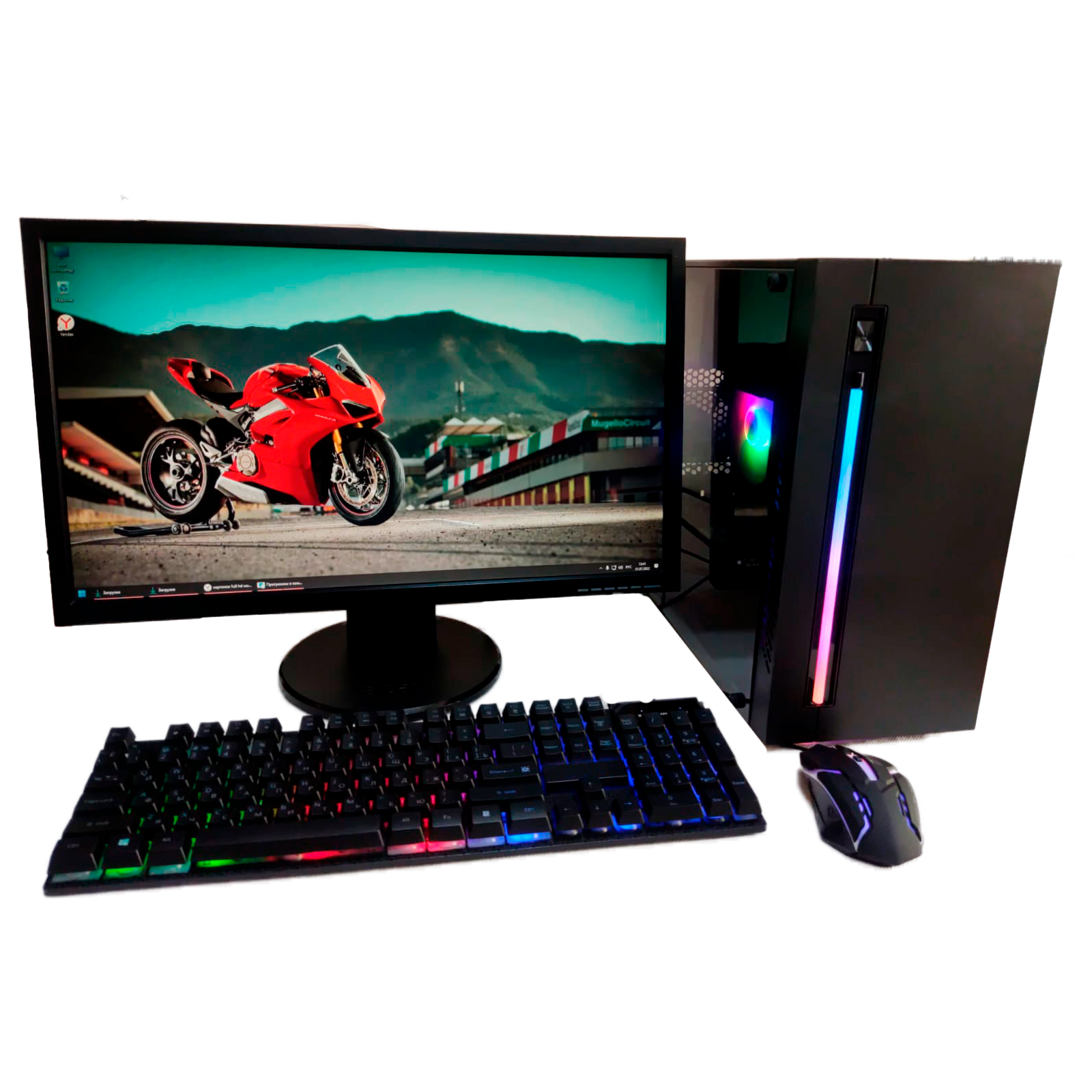 Системный блок Компьютерс К125 i7/GTX-650/8GB/SSD-256/Монитор-22"