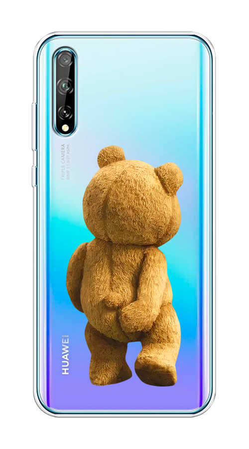 

Чехол на Huawei Y8p/P Smart S "Медвежья спина", Коричневый;прозрачный, 6103550-1