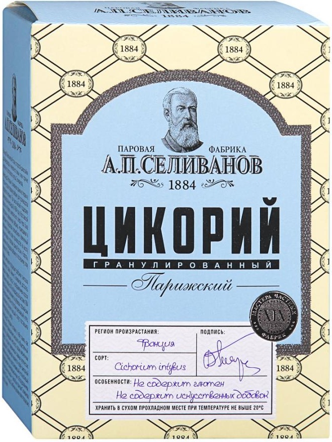 

Цикорий Паровая фабрика АП Селиванов Парижский 85г