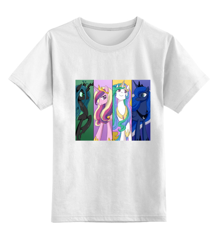 

Футболка детская Printio Alicorns цв. белый р. 104, Alicorns