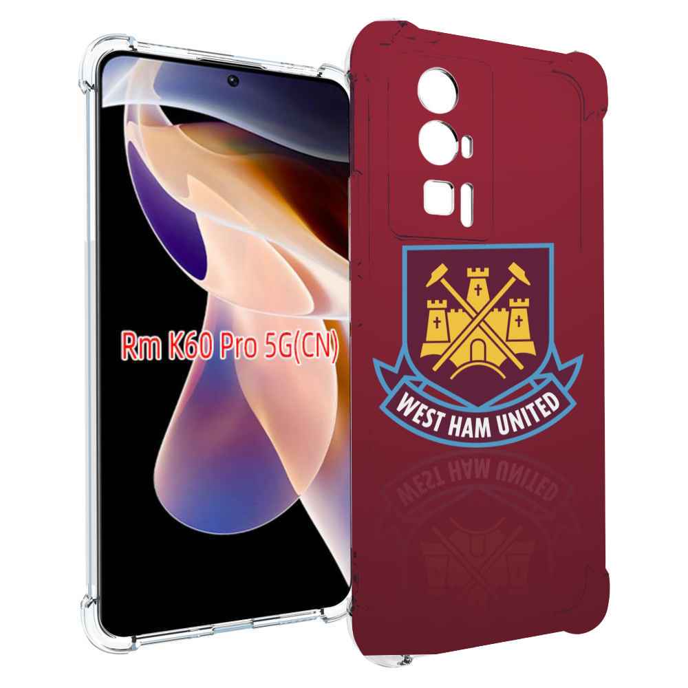 

Чехол MyPads фк вест хэм мужской для Xiaomi Redmi K60 Pro, Прозрачный, Tocco