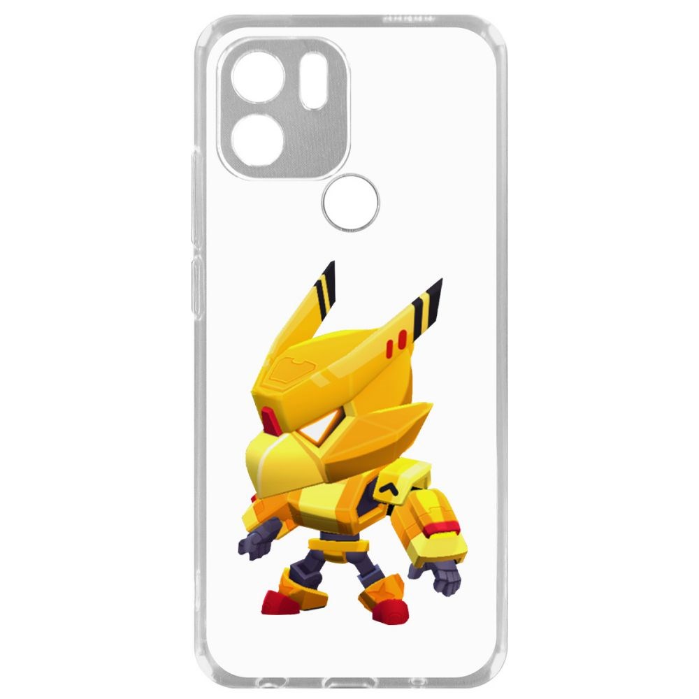 

Чехол-накладка Brawl Stars-Ворон Золотой Меха для Xiaomi Redmi A1+, Прозрачный