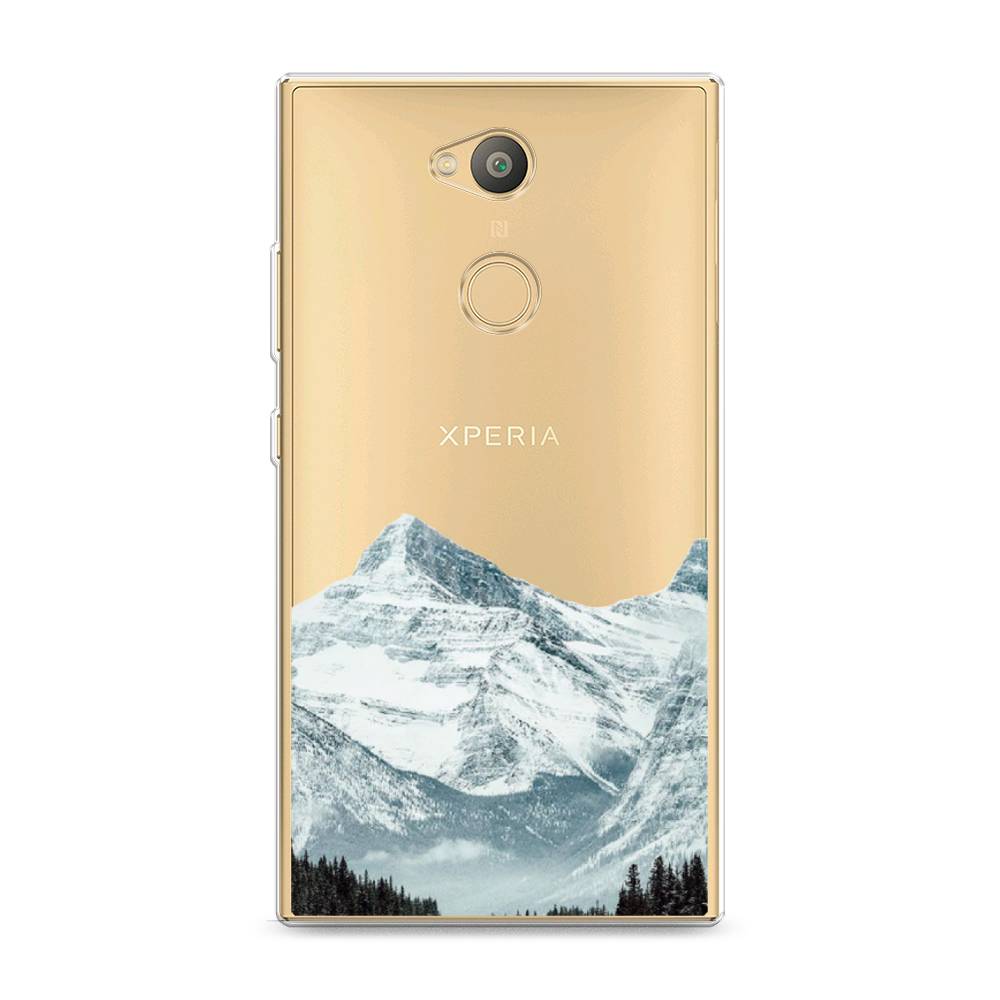 

Чехол для Sony Xperia L2 "Горы арт 1", Белый;зеленый, 53450-2
