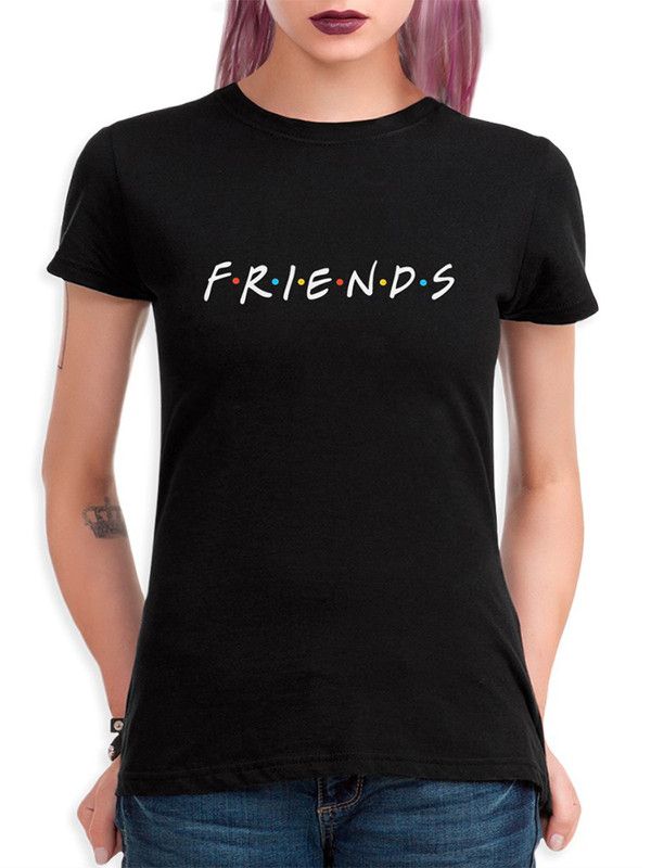 

Футболка женская DS Apparel Сериал Друзья - Friends 41441-1 черная L, Черный, Сериал Друзья - Friends 41441-1