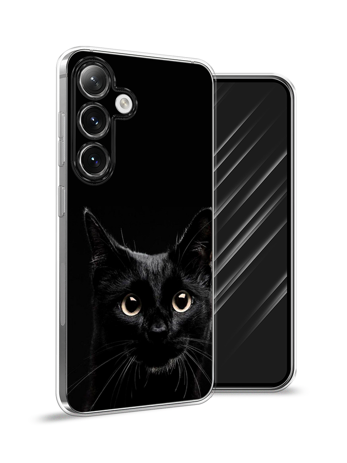 

Чехол Awog на Samsung Galaxy S24 "Добрый кот", Черный, 2109050-1