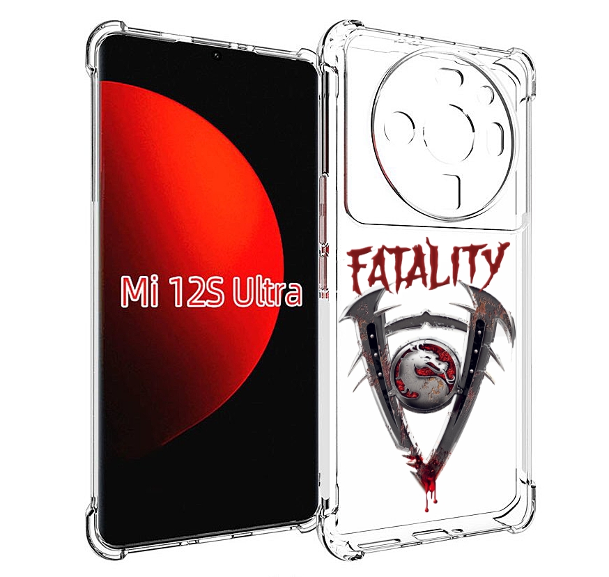 

Чехол MyPads Фаталити мужской для Xiaomi 12S Ultra, Прозрачный, Tocco