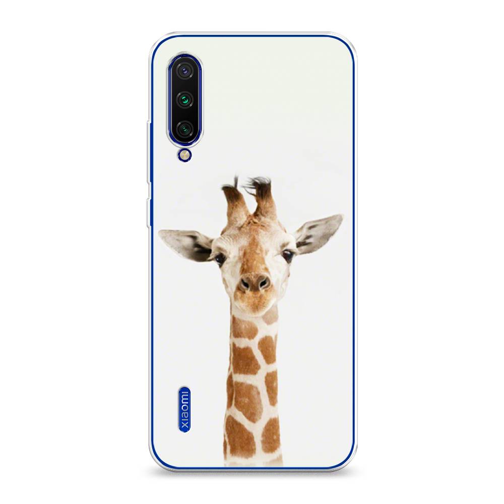 

Чехол на Xiaomi Mi CC9E/Mi A3 "Любопытный жираф", Бежевый;коричневый, 35950-1