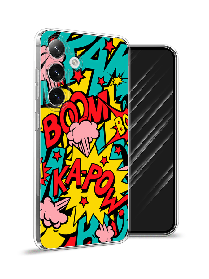 

Чехол Awog на Samsung Galaxy S24 "Постер pop art", Бирюзовый;желтый;красный, 2109050-1