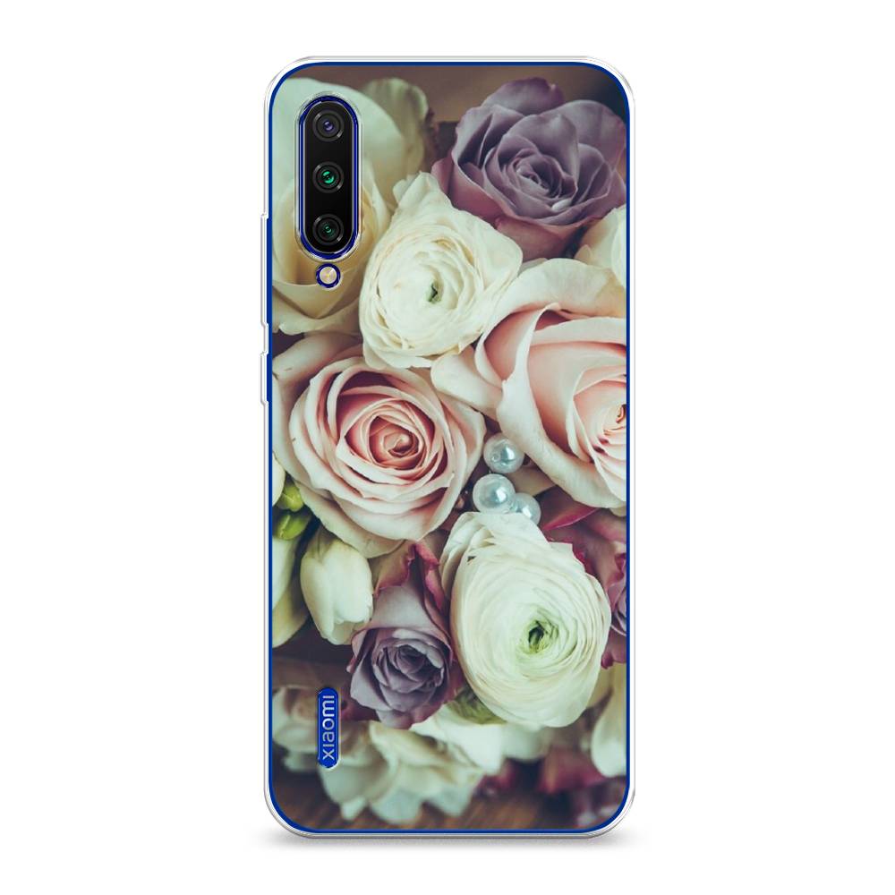 

Чехол на Xiaomi Mi CC9E/Mi A3 "Свадебный букет", Белый;фиолетовый, 35950-2