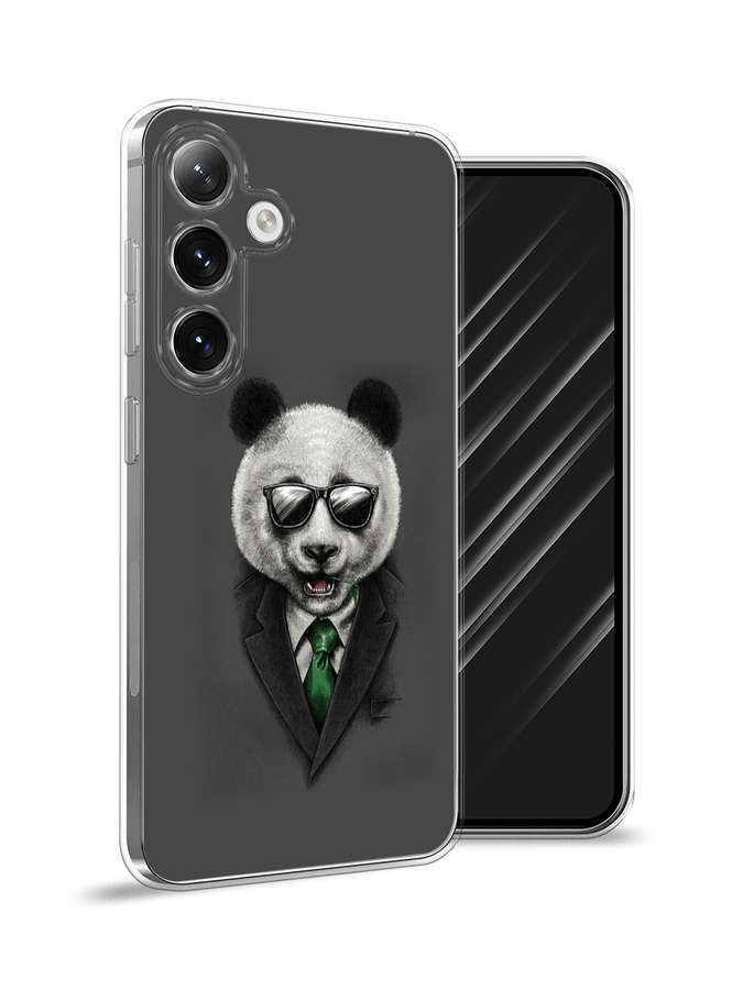 

Чехол Awog на Samsung Galaxy S24 "Деловая панда", Серый;зеленый, 2109050-1
