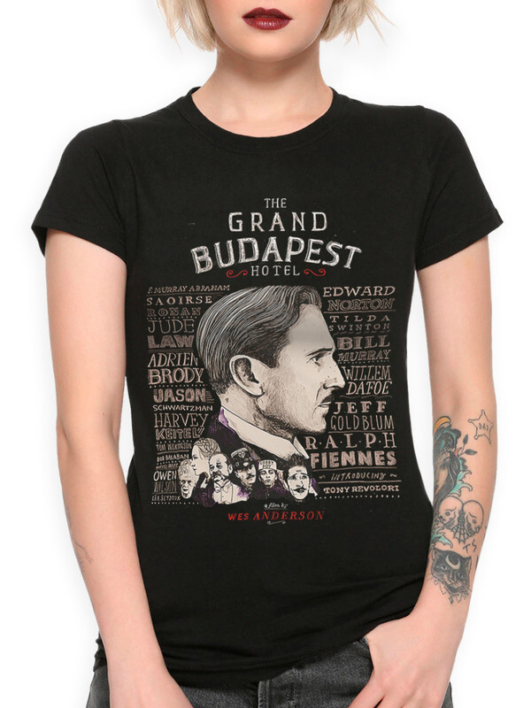 

Футболка женская DS Apparel Отель Гранд Будапешт - Уэс Андерсон 1 черная S, Черный, Отель Гранд Будапешт - Уэс Андерсон 1