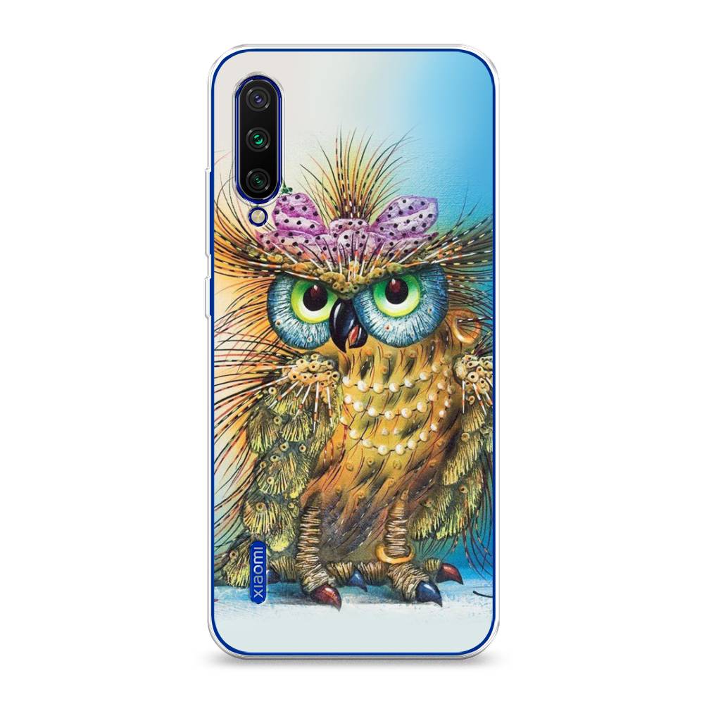 

Чехол на Xiaomi Mi CC9E/Mi A3 "Модная сова", Коричневый;голубой, 35950-1