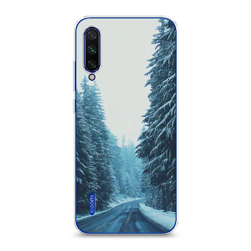 

Чехол на Xiaomi Mi CC9E/Mi A3 "Зима 9", Бежевый;голубой;черный, 35950-2