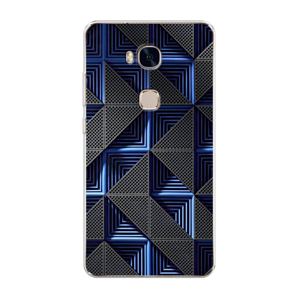 

Чехол для Honor 5X "IBM", Серый;синий, 60550-3