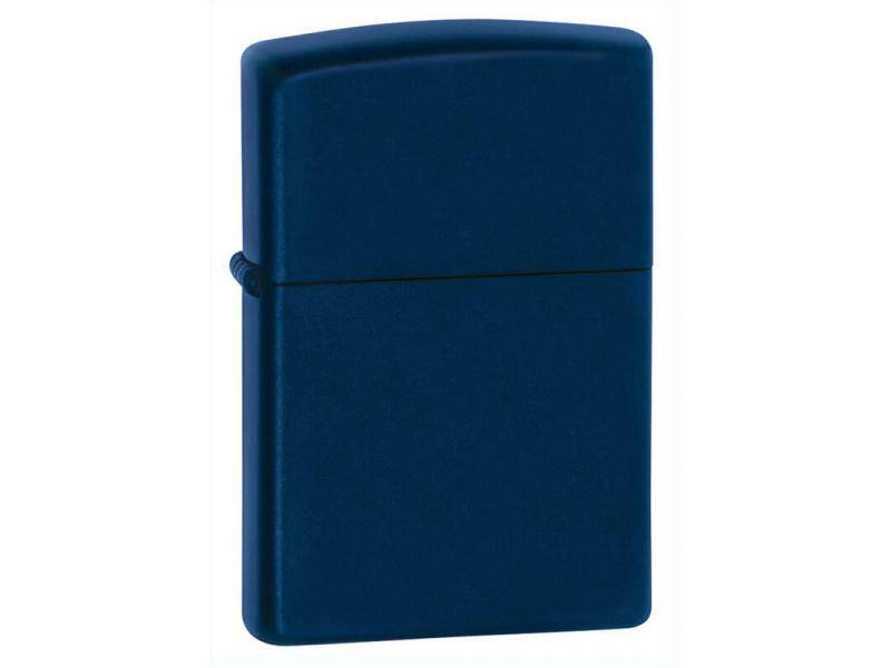 

Зажигалка ZIPPO Classic Navy Matte 239 в подарочной упаковке + топливо и кремни 239-n, Синий, 239-n