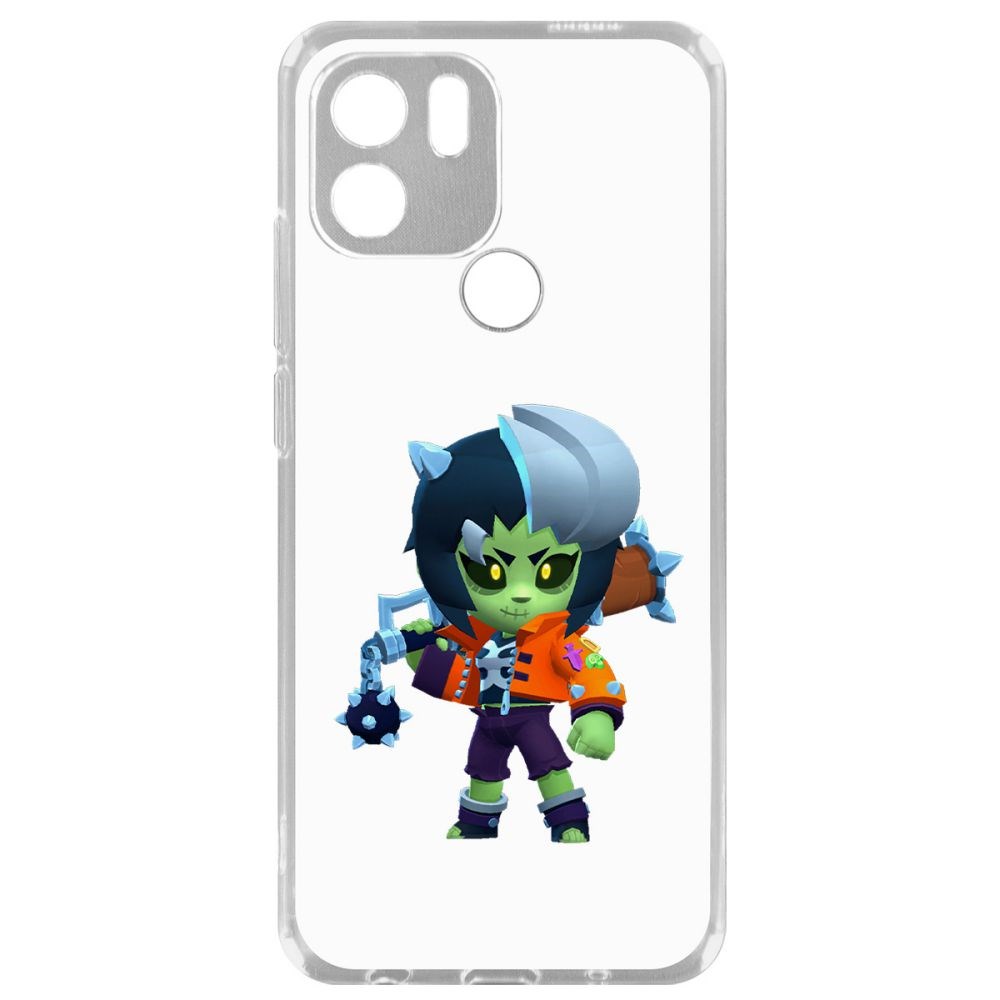

Чехол-накладка Brawl Stars-ЗомБиби для Xiaomi Redmi A1+, Прозрачный