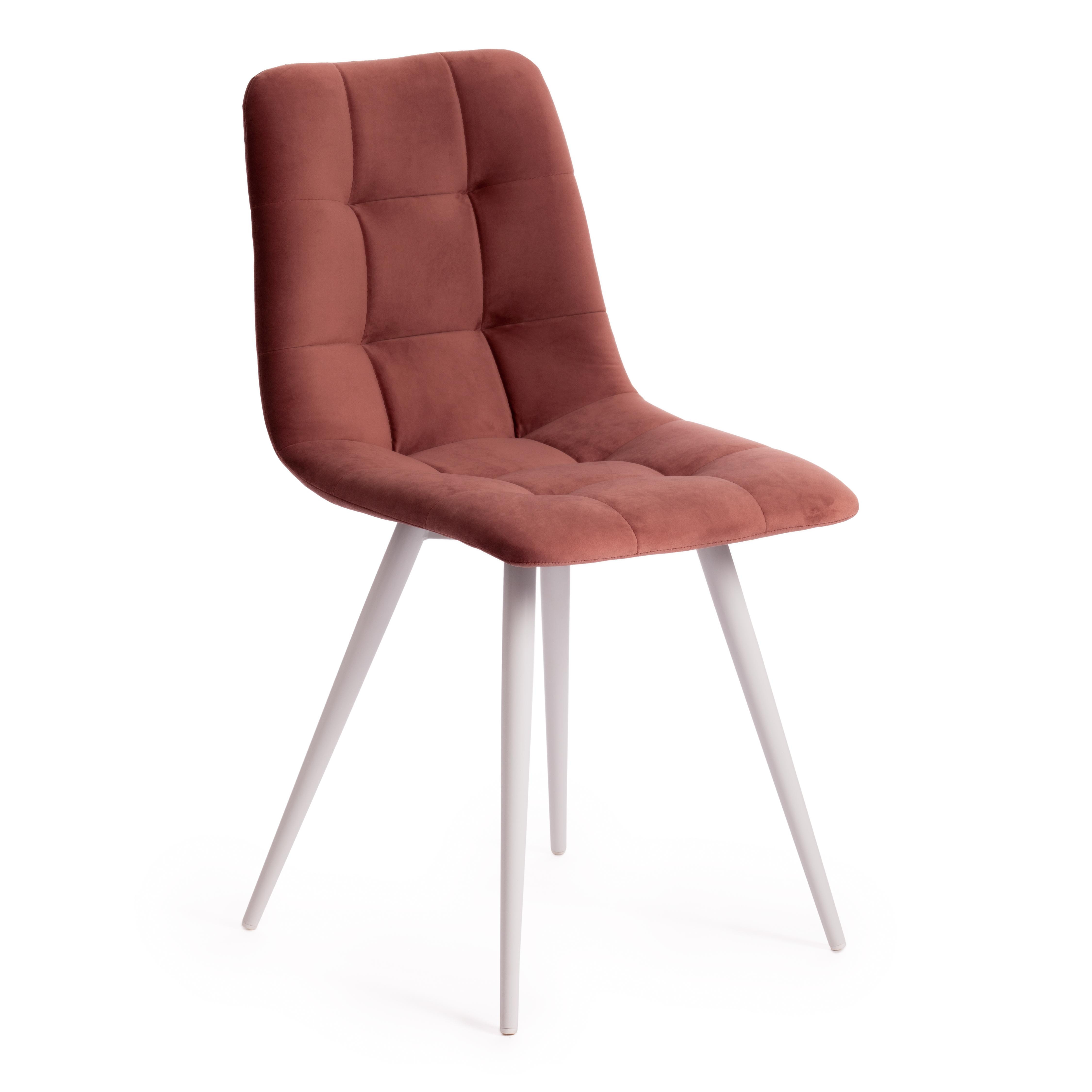 фото Стул tetchair chilly (mod. 7095-1) ткань, металл, коралловый