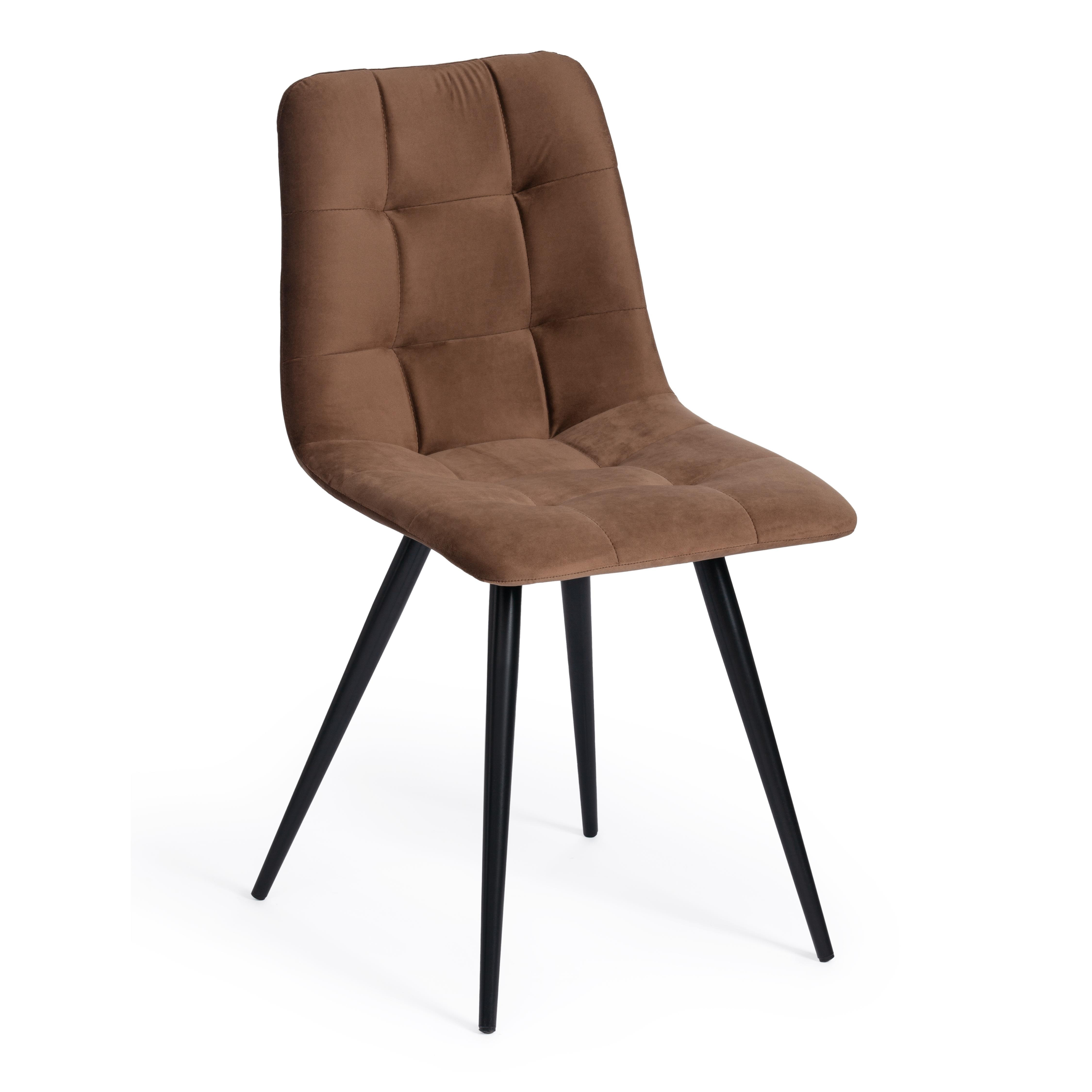 фото Стул tetchair chilly (mod. 7095-1) ткань, металл, коричневый/черный