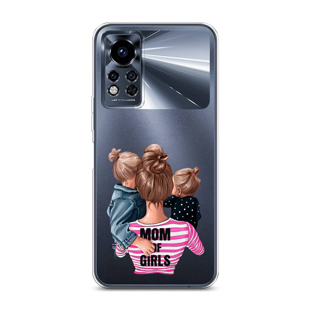

Чехол Awog на Infinix Note 12i 2022 / Инфиникс Нот 12i 2022 "Mom of Girls", Синий;розовый;черный