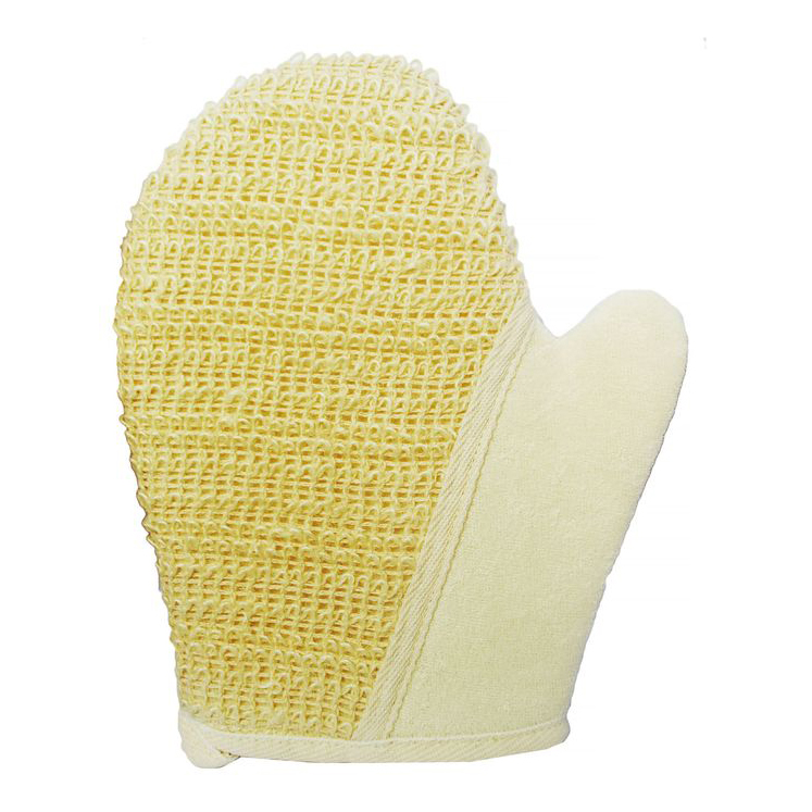 Мочалка-варежка Beauty Format Крапива и хлопок XL массажная мочалка beauty format натуральная рукавица джут