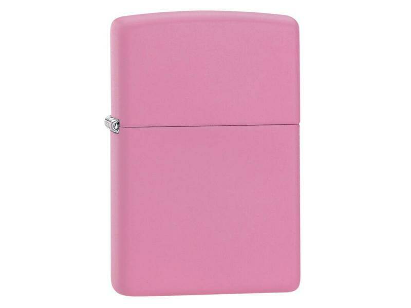 

Зажигалка ZIPPO Classic Pink Matte 238 в подарочной упаковке + топливо и кремни 238-n, Розовый, 238-n