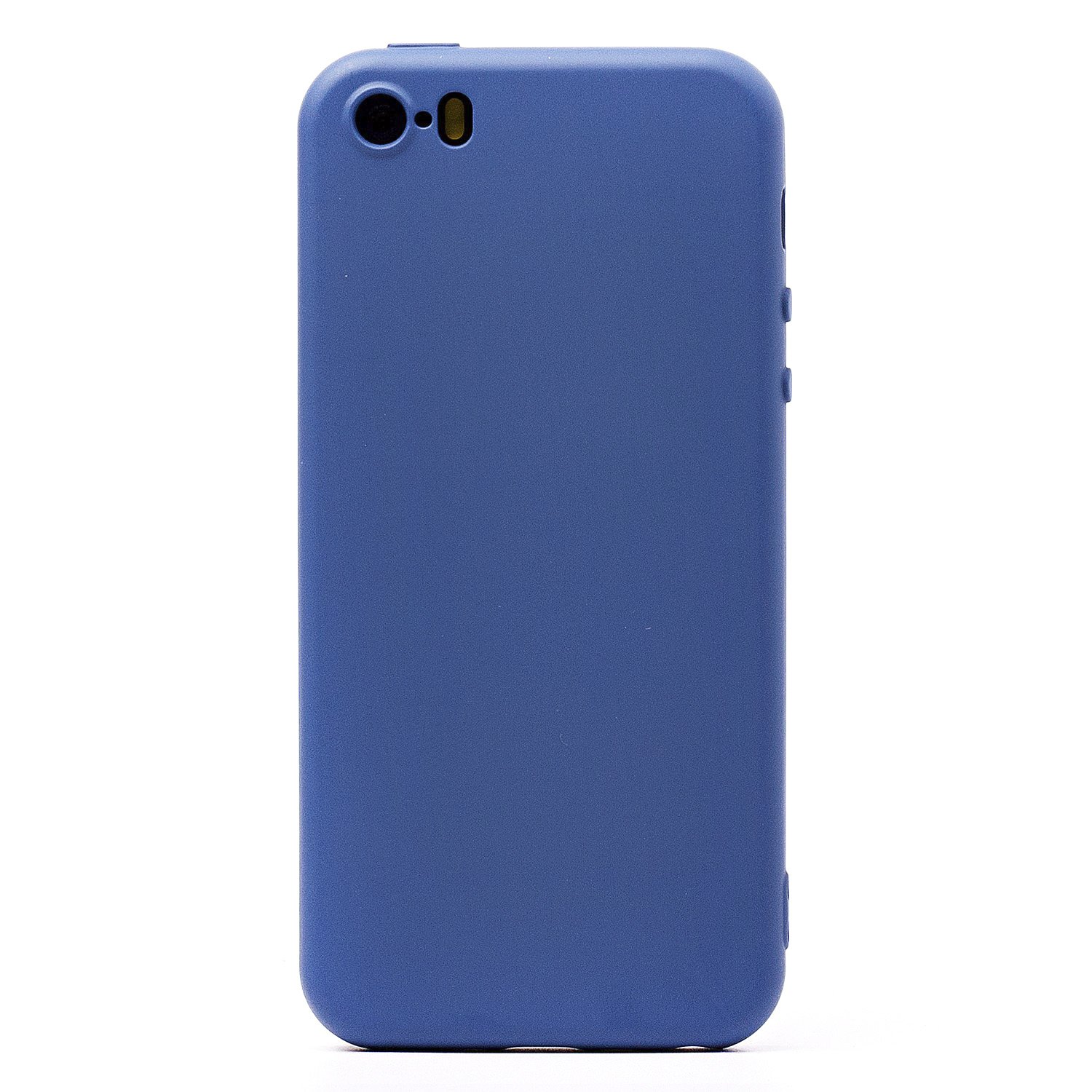 

Чехол iPhone 5, iPhone 5s, iPhone SE силиконовый Soft Touch 2 <синий>