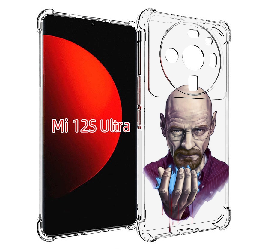 

Чехол MyPads Хайзенберг для Xiaomi 12S Ultra, Прозрачный, Tocco