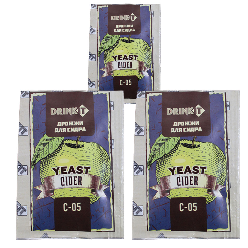 фото Набор drinkit дрожжи для сидра с-05 10 г 3 шт.