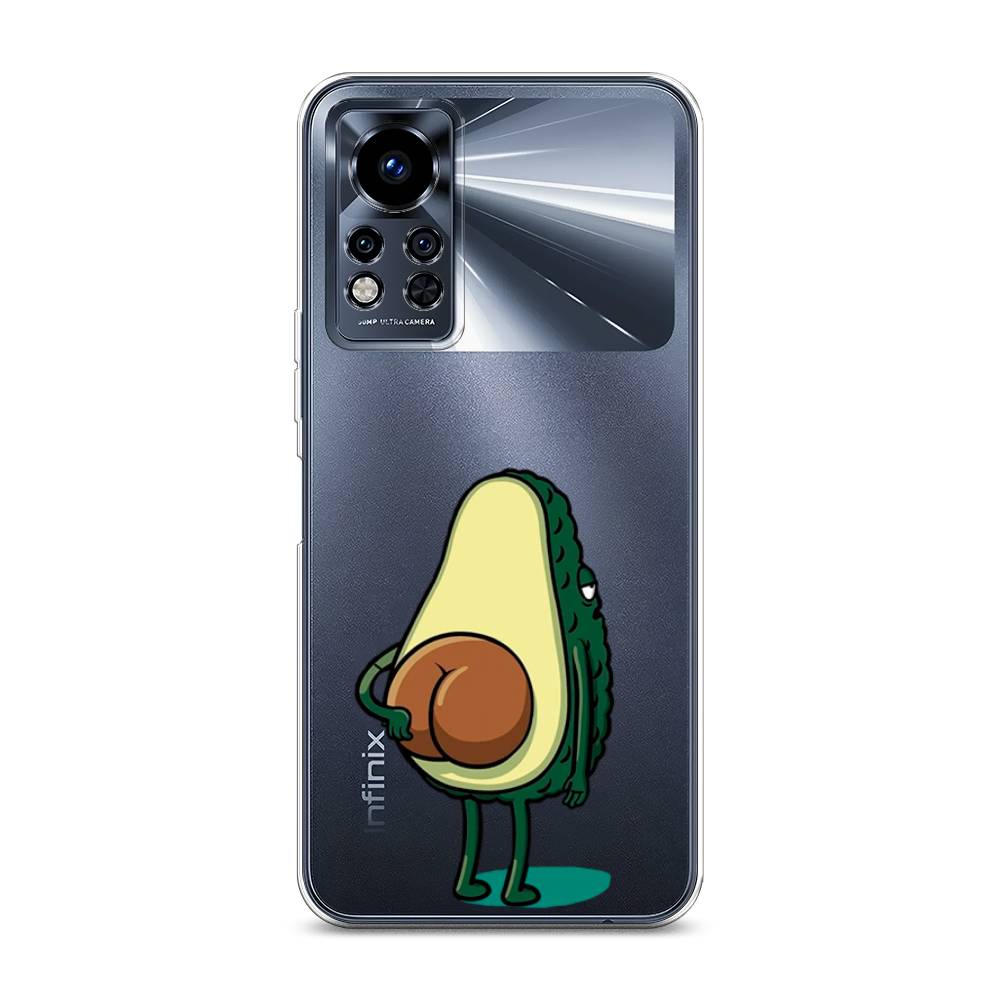 

Чехол Awog на Infinix Note 12i 2022 / Инфиникс Нот 12i 2022 "Попа авокадо", Зеленый;коричневый;прозрачный