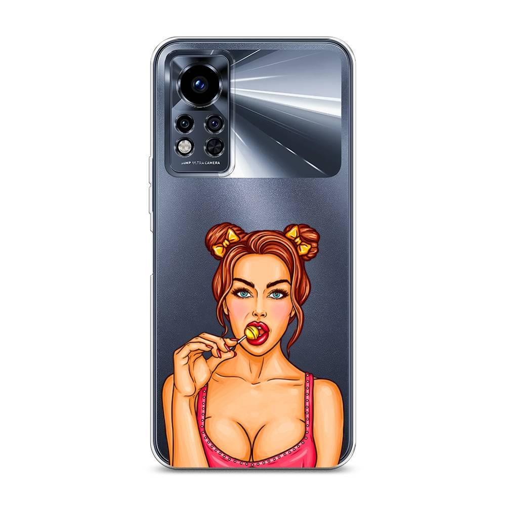 

Чехол Awog на Infinix Note 12i 2022 / Инфиникс Нот 12i 2022 "Вкусный леденец", Бежевый;коричневый;розовый