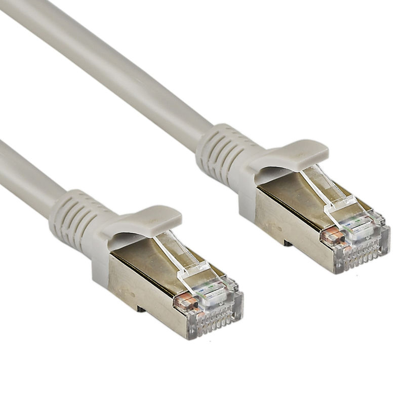 Патч-корд ExeGate FTP-RJ45-RJ45-C5e-0,5M-GY, cat.5e, 0.5м <EX272310RUS