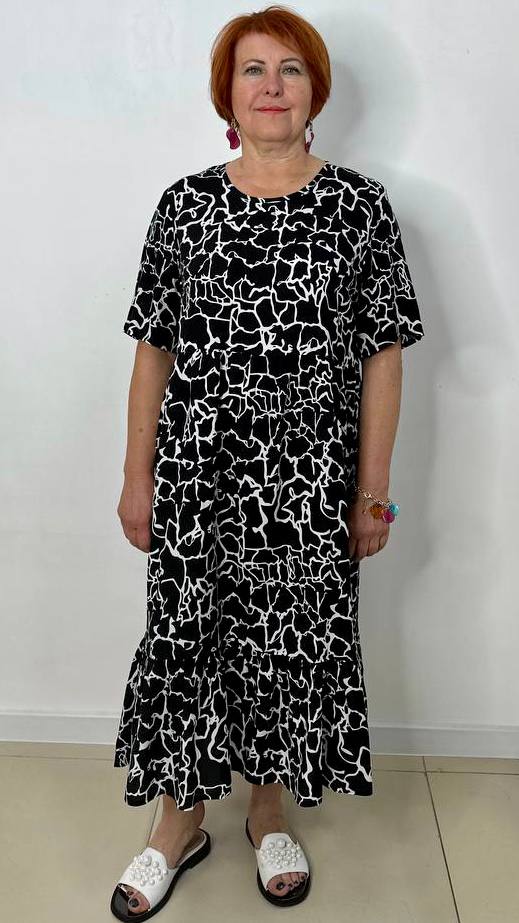 Платье женское Fashion 0303 черное 54 RU