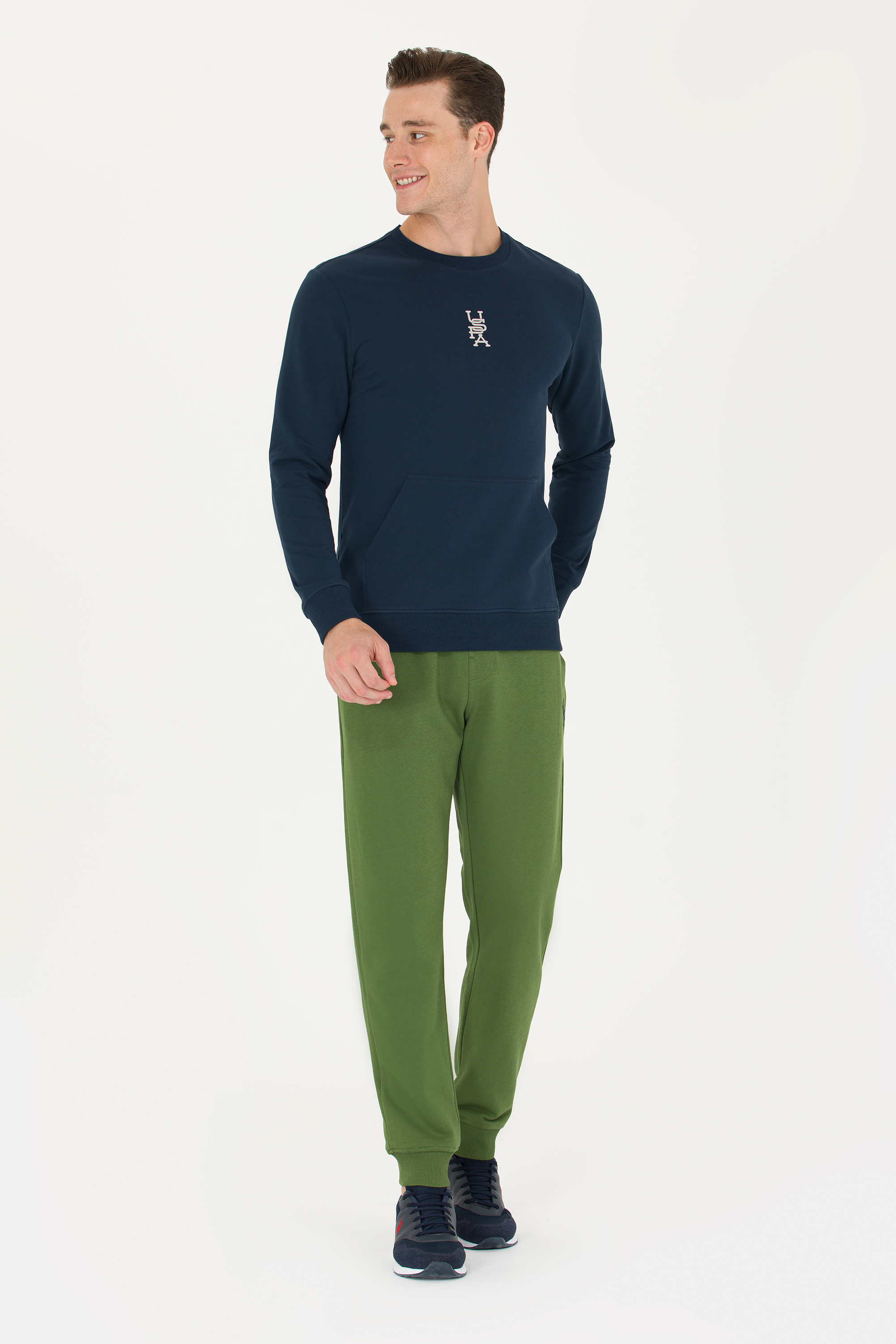 

Спортивные брюки мужские U.S. POLO Assn. G081SZ0OP0EROLD23K-E зеленые 2XL, Зеленый, G081SZ0OP0EROLD23K-E
