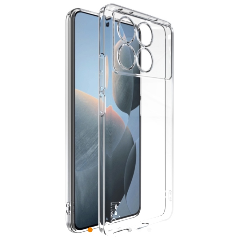 

Чехол прозрачный для Poco X6 Pro, Xiaomi Redmi K70E 5G, K70E 5G