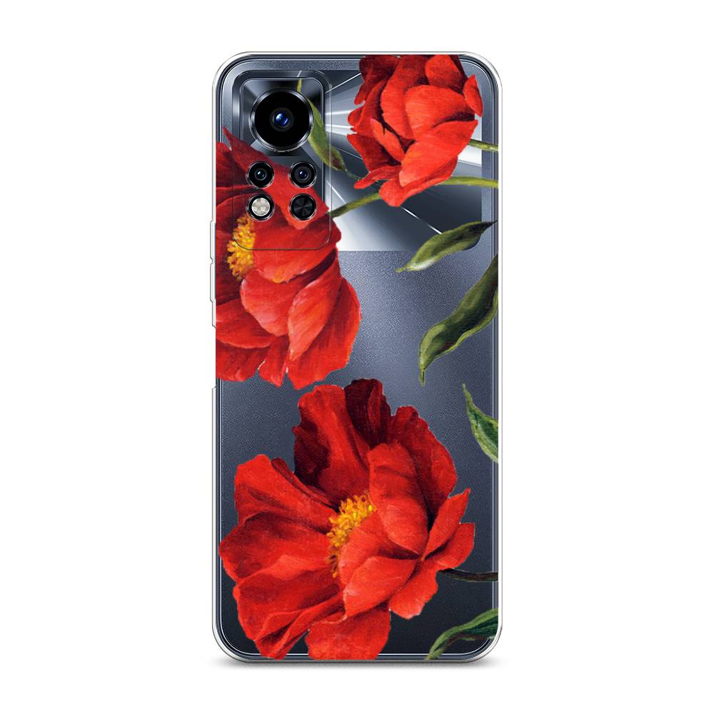 

Чехол Awog на Infinix Note 12i 2022 / Инфиникс Нот 12i 2022 "Красные маки", Красный