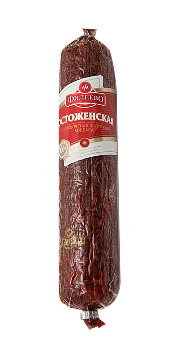 

Колбаса сырокопченая Филеево Остоженская