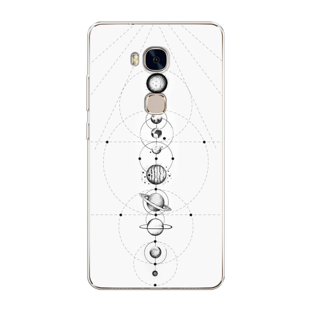 

Чехол для Honor 5X "Парад планет", Серый, 60550-2