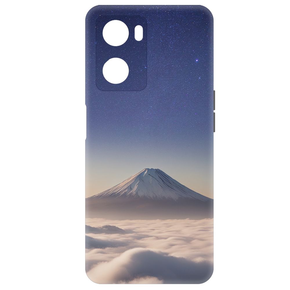 

Чехол-накладка Krutoff Soft Case Япония, Фудзияма для Oppo A57s черный