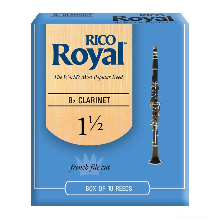 

Трости для кларнета Bb DAddario RCB1015 Rico Royal, RCB1015 Rico Royal