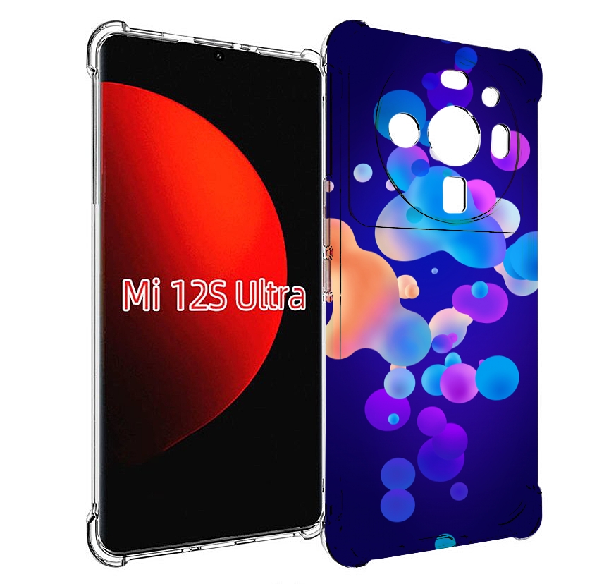 

Чехол MyPads абстрактные-пузырьки для Xiaomi 12S Ultra, Прозрачный, Tocco