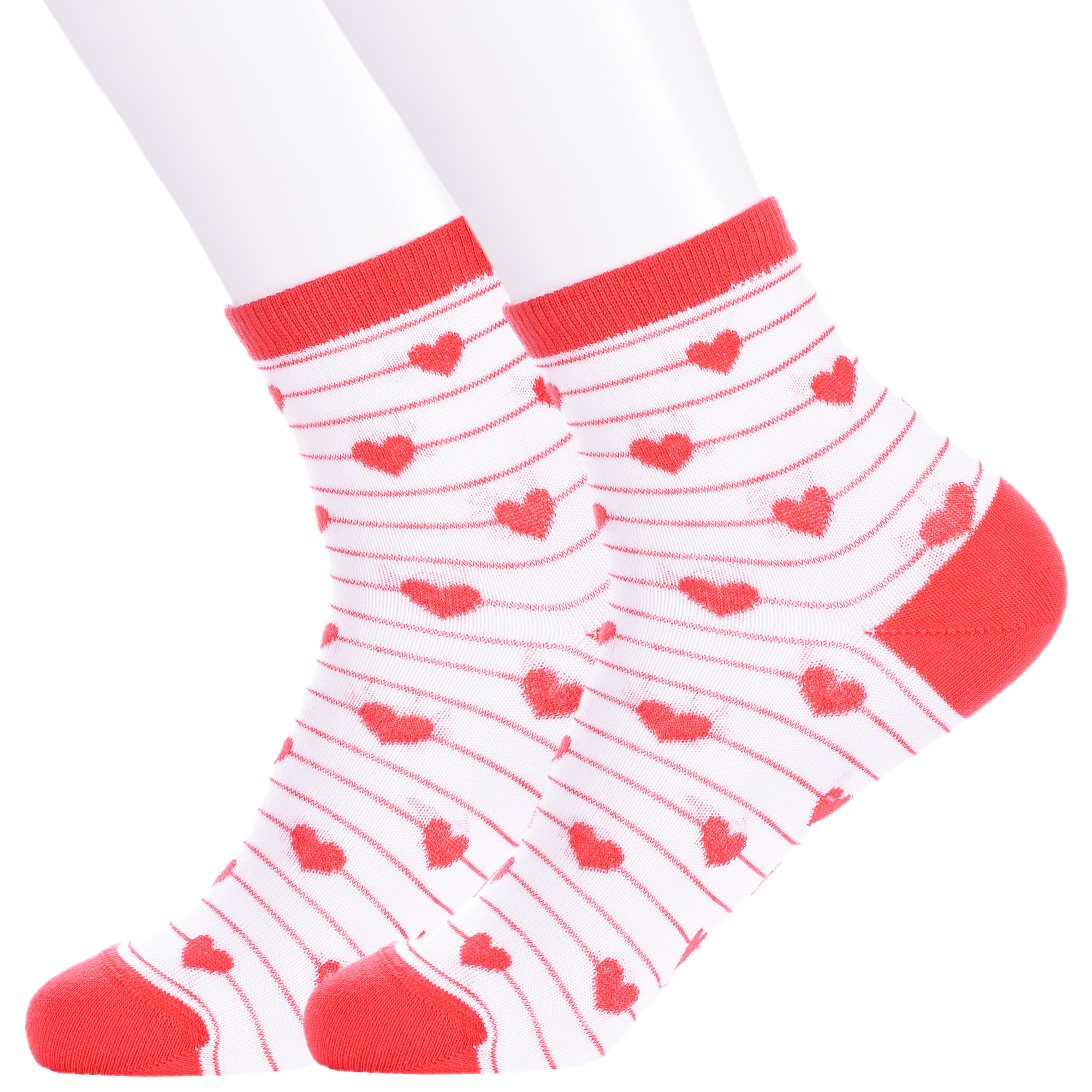 

Носки детские LorenzLine 2-П2, бело-красные, 20-22, Красный;белый, 2-П2