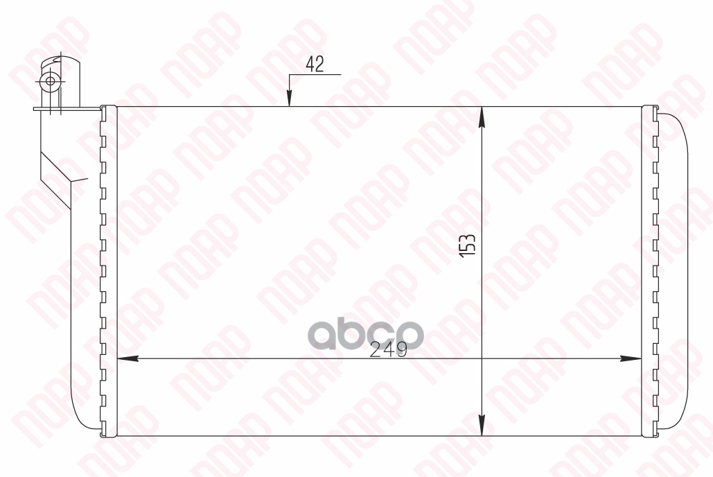 Радиатор Отопителя Ваз-2110 Авто-Радиатор ПОАР арт. poarot0110