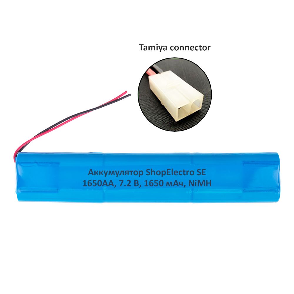 

Аккумуляторная батарея SE1650 АА 7.2 В 1650 мАч NiMH разъём Tamiya 12816