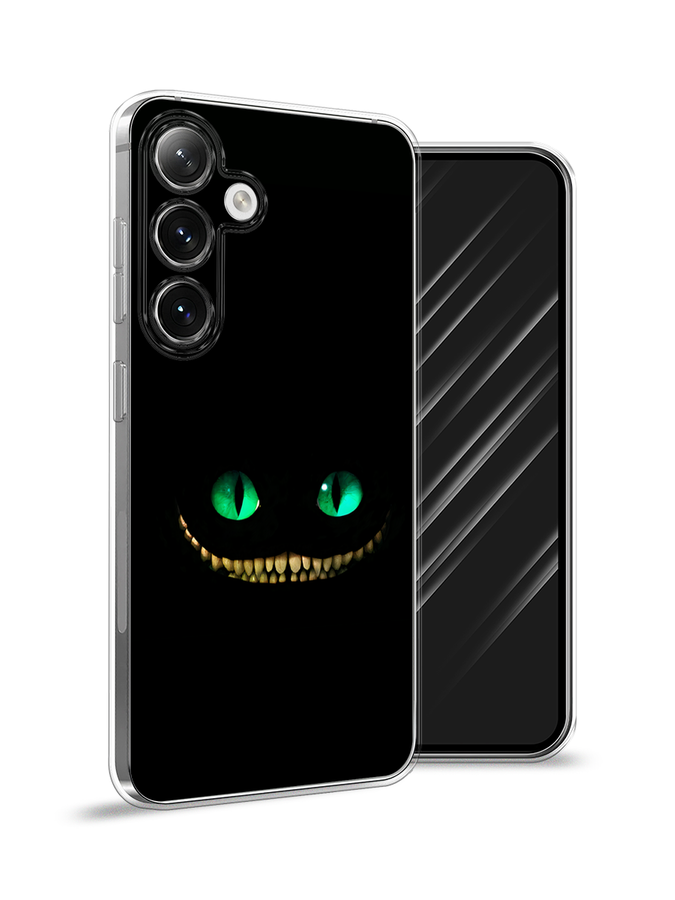 

Чехол Awog на Samsung Galaxy S24 "Зеленоглазый чеширский кот", Черный, 2109050-1