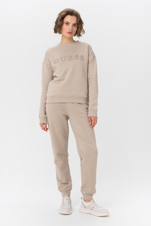 фото Спортивные брюки женские guess o1ga04k68m1 коричневые 46 ru
