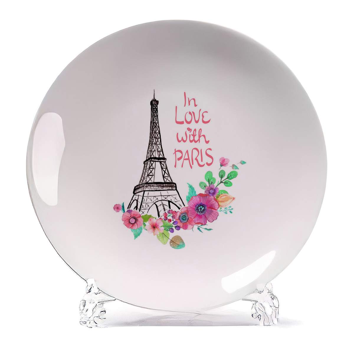 

Тарелка CoolPodarok In love with Paris Винтаж, In love with Paris Винтаж