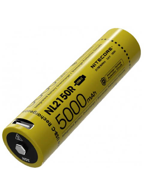 фото Аккумулятор nitecore 21700 li-ion 5000mah nl2150r 19452