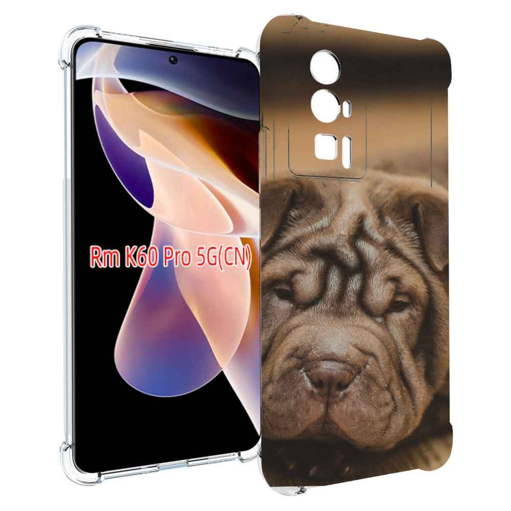 

Чехол MyPads шарпеи для Xiaomi Redmi K60 Pro, Прозрачный, Tocco